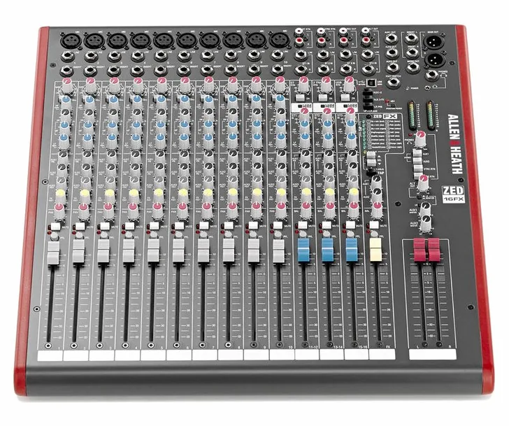 Allen & Heath ZED-16FX, vista 2