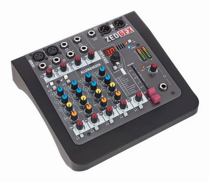Allen & Heath ZED-6 FX, vista 3