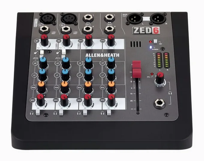 Allen & Heath ZED-6, vista 2