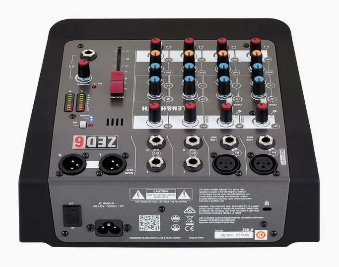 Allen & Heath ZED-6, vista 4