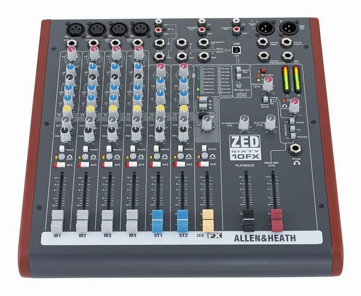 Allen & Heath ZED60-10FX, vista 2