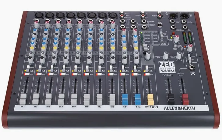 Allen & Heath ZED60-14FX, vista 2