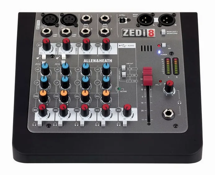 Allen & Heath ZEDi-8, vista 2