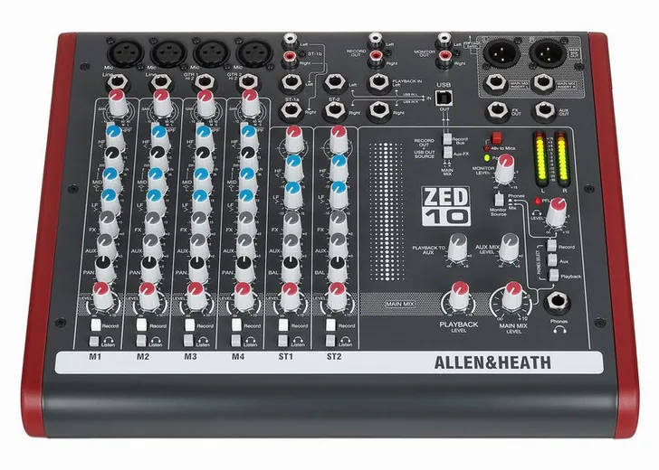 Allen & Heath ZED-10, vista 2
