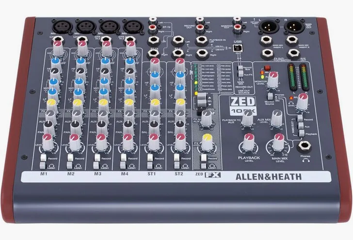 Allen & Heath ZED-10FX, vista 2