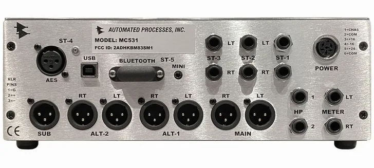 API Audio MC531 Monitor Controller, vista 3
