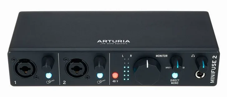 Arturia MiniFuse 2 Black, vista 2