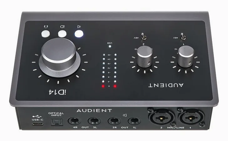 Audient iD14 MKII, vista 4