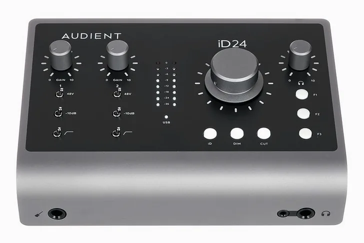 Audient iD24, vista 2