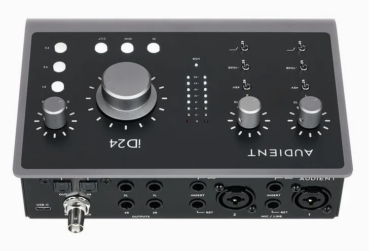 Audient iD24, vista 4
