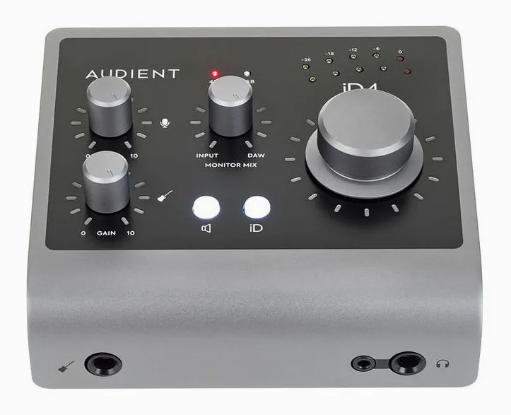Audient iD4 MKII, vista 2