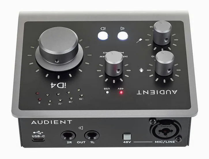 Audient iD4 MKII, vista 4