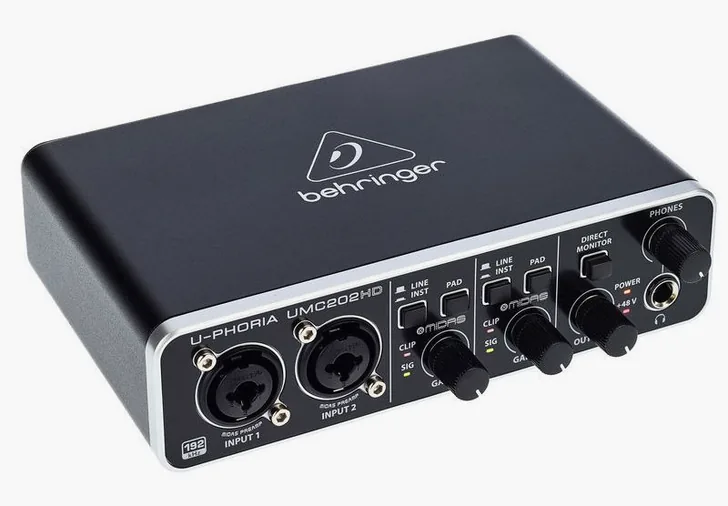 Behringer U-Phoria UMC202HD, vista 3