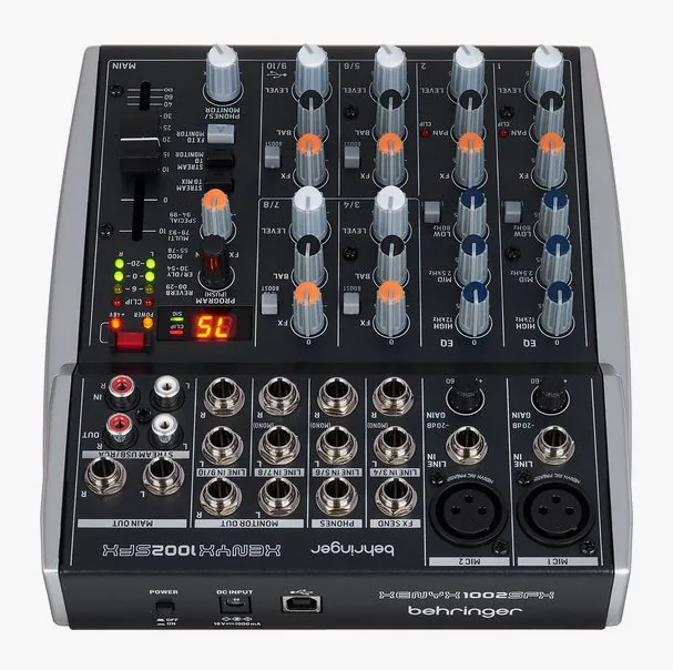 Behringer Xenyx 1002SFX, vista 4