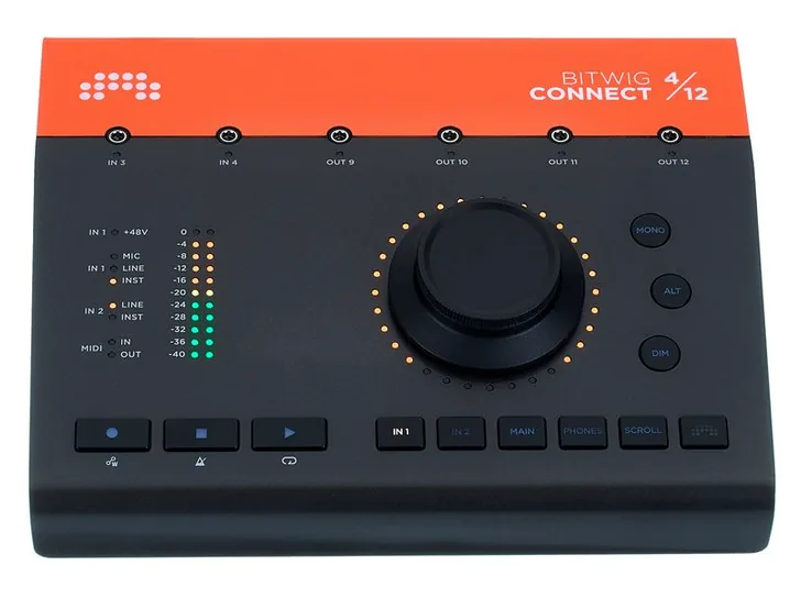 Bitwig Connect 4/12, vista 2