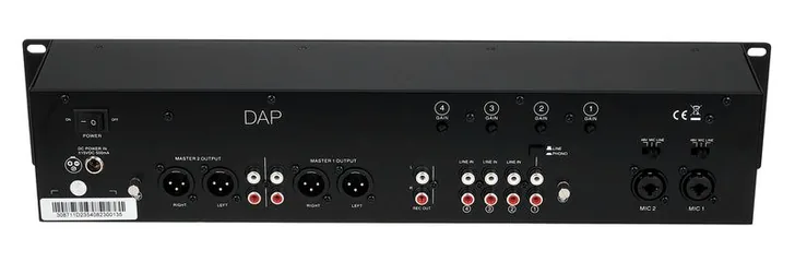 DAP-Audio IMIX-6.2, vista 4