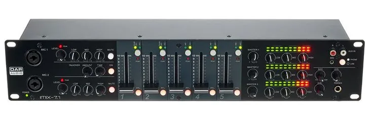 DAP-Audio IMIX-7.1, vista 2