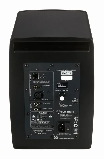 EVE Audio EXO 25, vista 4