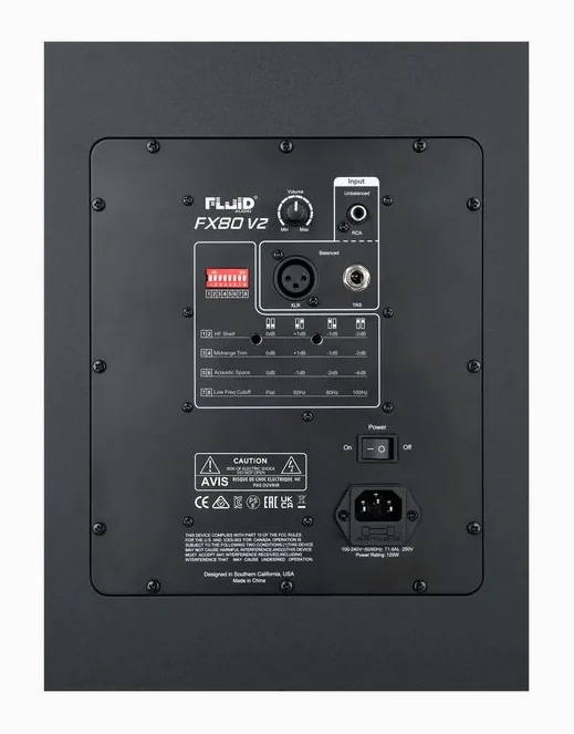 Fluid Audio FX80 V2, vista 4