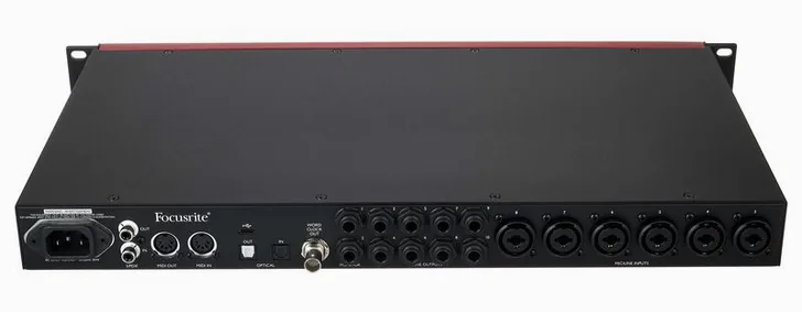 Focusrite Clarett+ 8Pre, vista 4