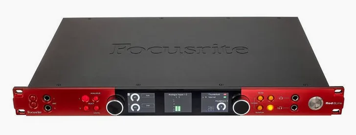 Focusrite Red 8 Line, vista 2