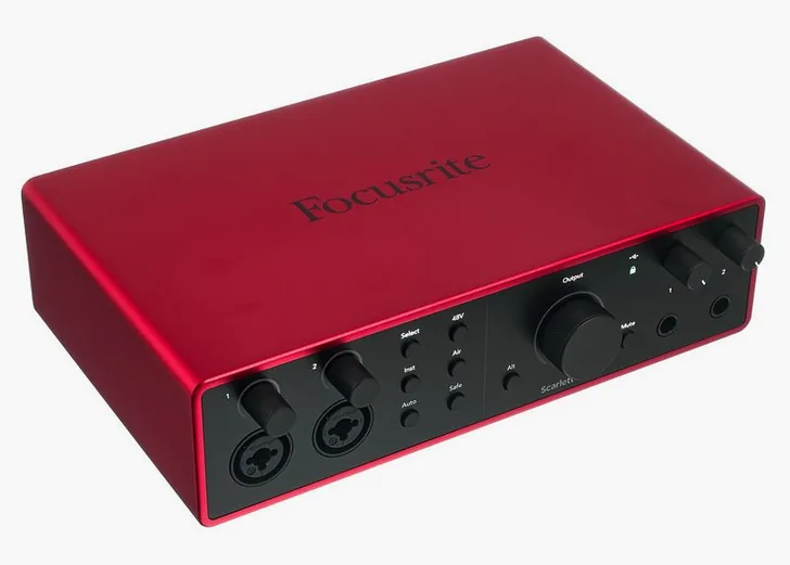 Focusrite Scarlett 16i16 4th Gen, vista 3