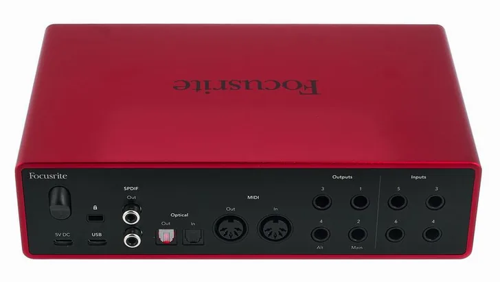 Focusrite Scarlett 16i16 4th Gen, vista 4
