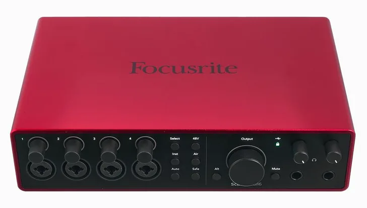 Focusrite Scarlett 18i16 4th Gen, vista 2