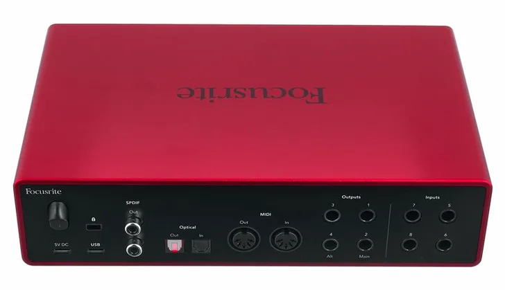 Focusrite Scarlett 18i16 4th Gen, vista 4