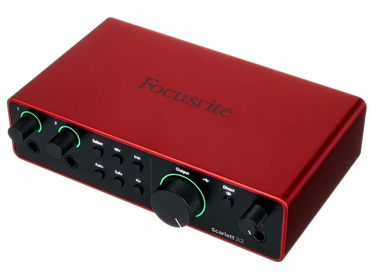 Focusrite Scarlett 2i2 Studio 4th Gen., vista 2