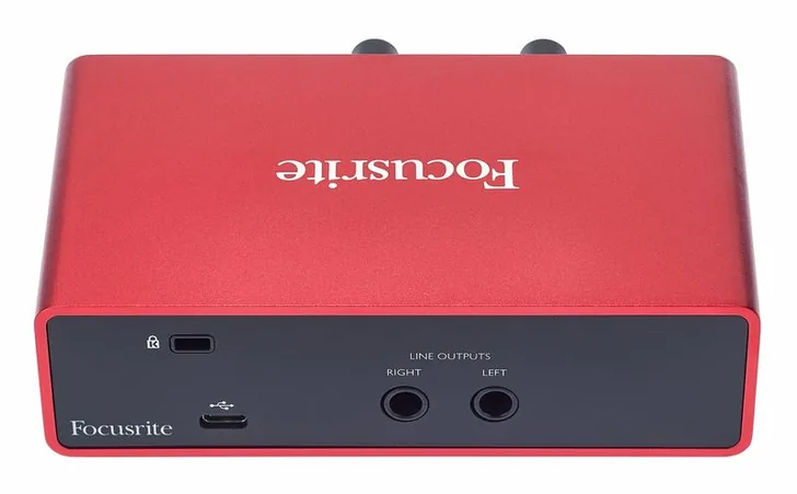Focusrite Scarlett Solo 3rd Gen, vista 4