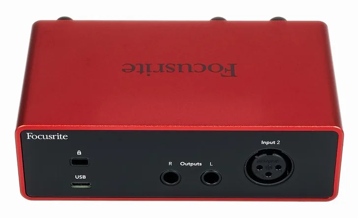 Focusrite Scarlett Solo 4th Gen, vista 4