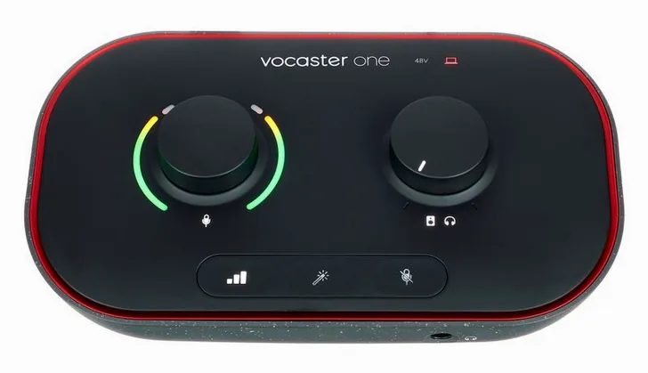 Focusrite Vocaster One, vista 2