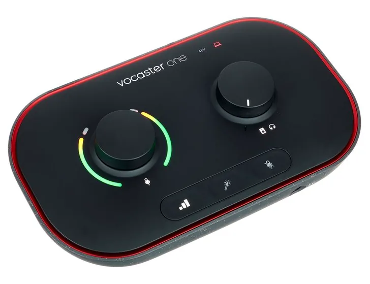 Focusrite Vocaster One, vista 3