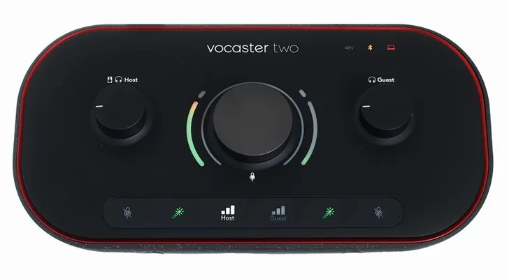 Focusrite Vocaster Two, vista 2