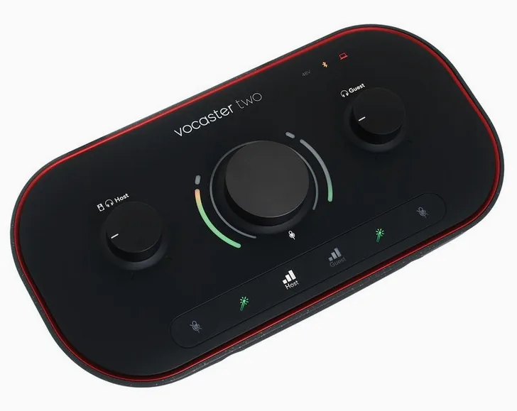 Focusrite Vocaster Two, vista 3