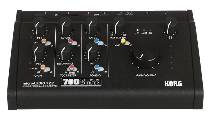 Korg microAUDIO 722, vista 2