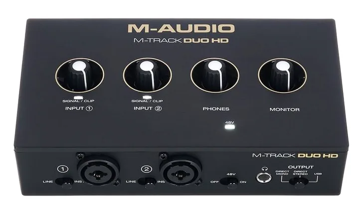 M-Audio M-Track Duo HD, vista 2