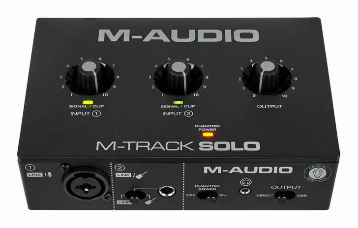M-Audio M-Track Solo, vista 2