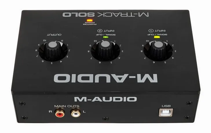M-Audio M-Track Solo, vista 4