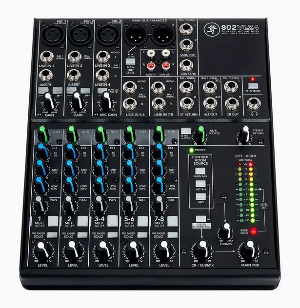 Mackie 802 VLZ4, vista 2