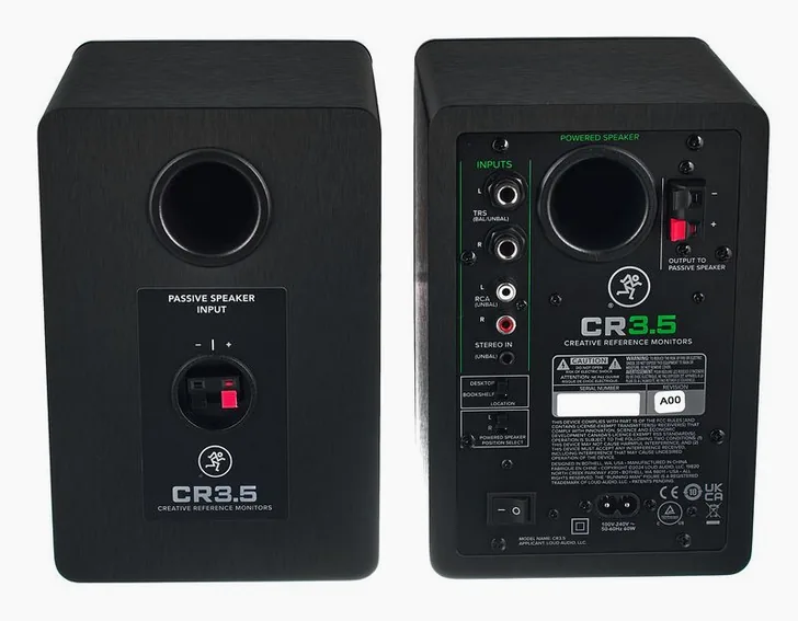 Mackie CR3.5, vista 4