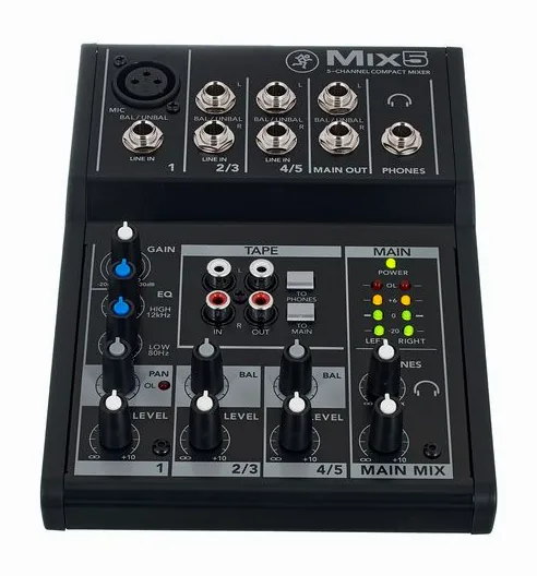 Mackie Mix5, vista 2