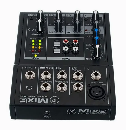 Mackie Mix5, vista 4