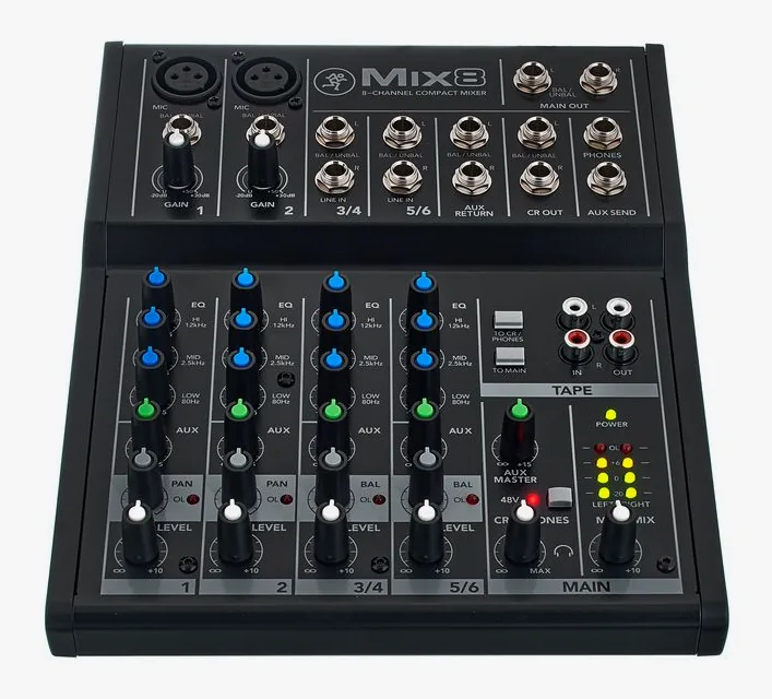 Mackie Mix8, vista 2