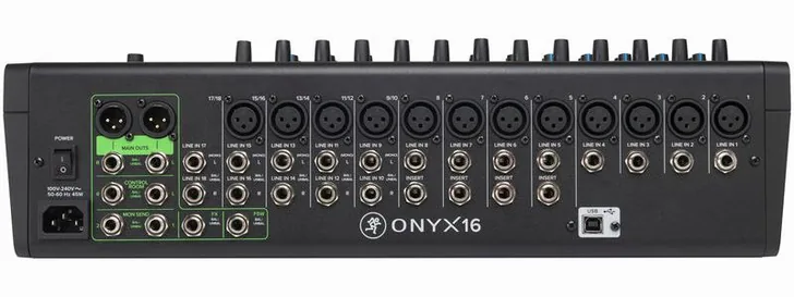Mackie Onyx16, vista 3