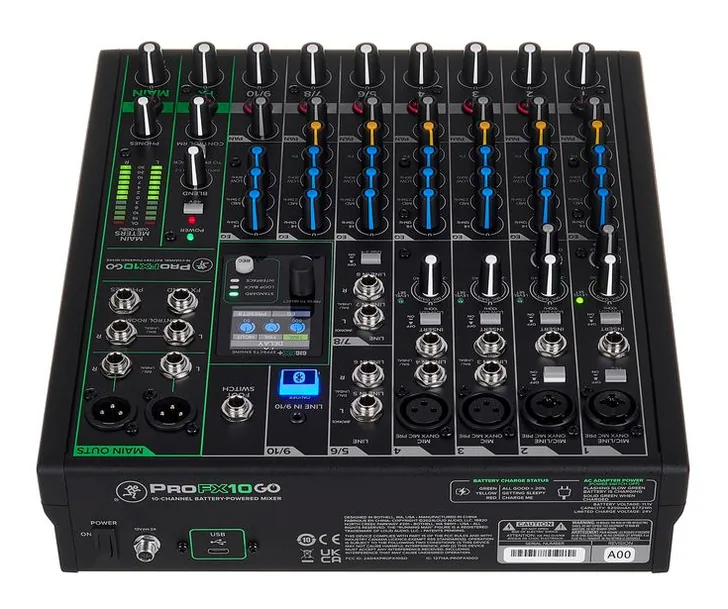 Mackie ProFX10 GO, vista 4