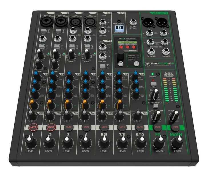 Mackie ProFX10v3+, vista 2