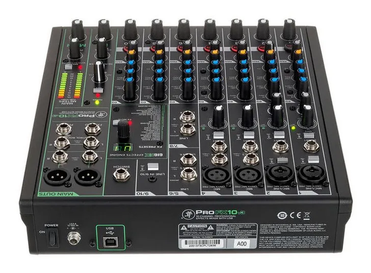 Mackie ProFX10v3, vista 4