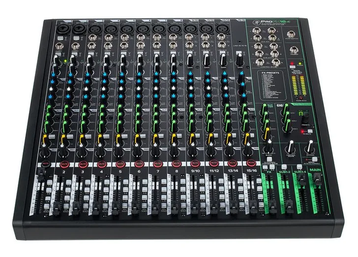 Mackie ProFX16v3, vista 2